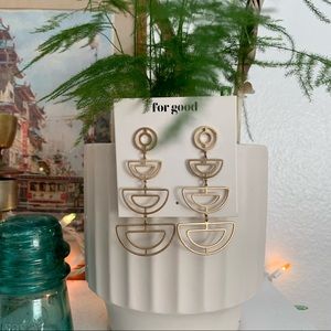 for good mod tiered earrings